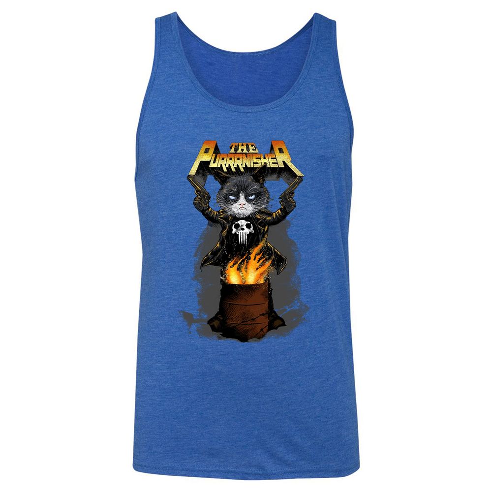 Unisex Jersey Tank - T8ZKYCPD - True Royal Triblend - 12