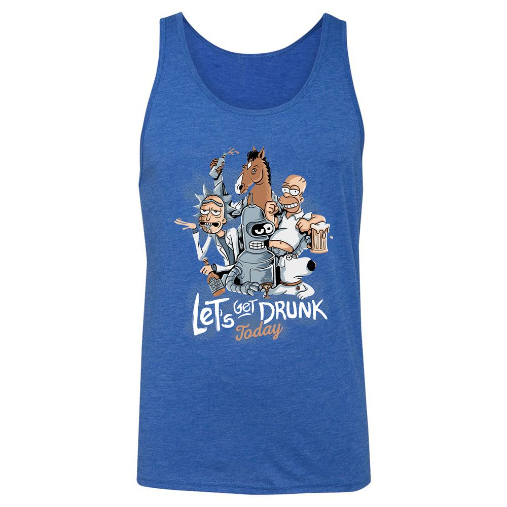 Unisex Jersey Tank - E649C72H - True Royal Triblend - 12