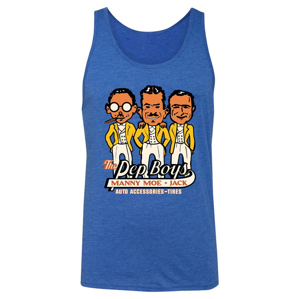 Unisex Jersey Tank - EEGS2D3R - True Royal Triblend - 12