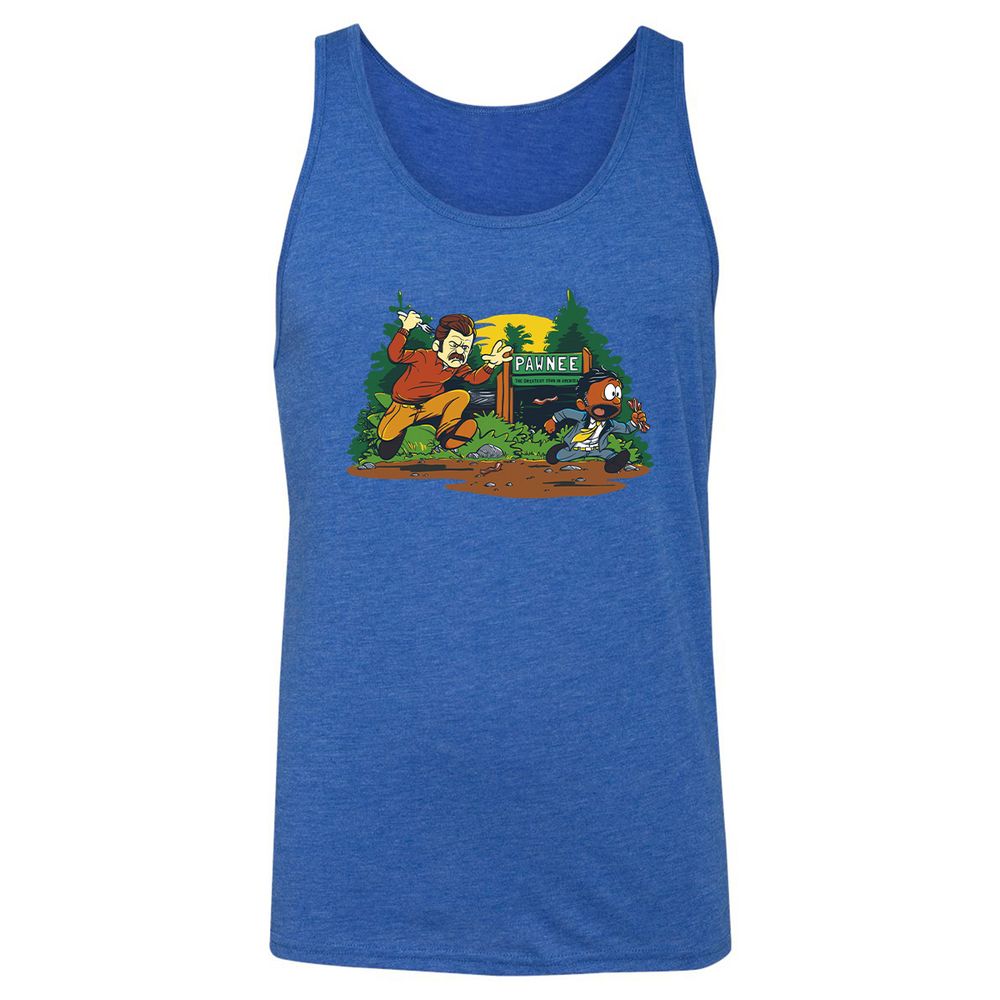 Unisex Jersey Tank - ATGMVVQ4 - True Royal Triblend - 12
