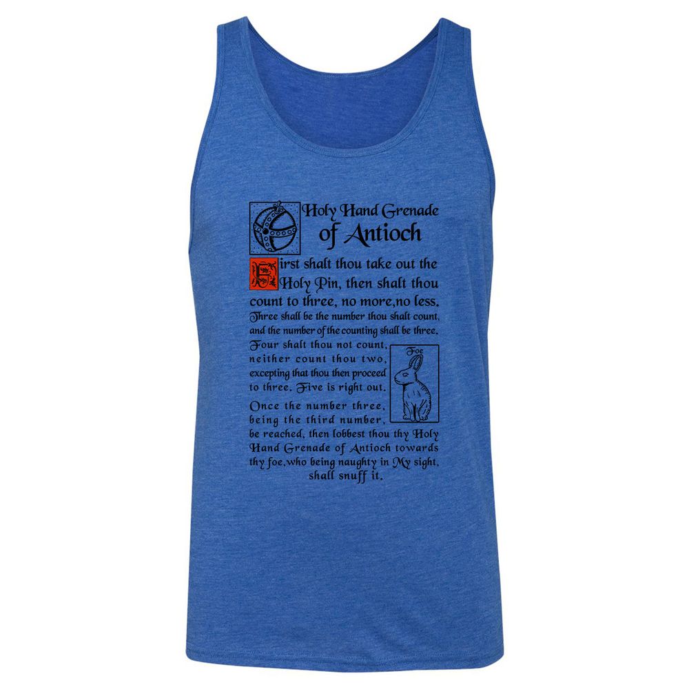 Unisex Jersey Tank - 31K5QH1T - True Royal Triblend - 12