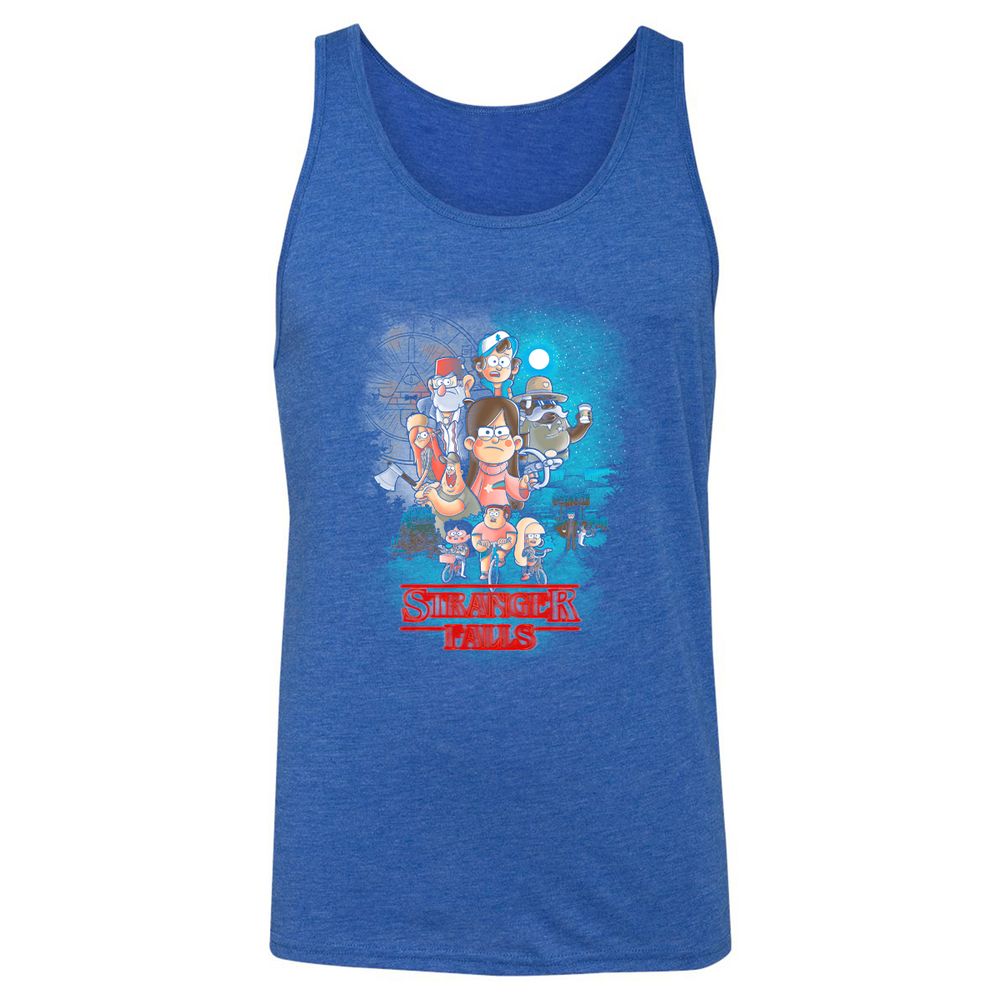 Unisex Jersey Tank - PSMQS35C - True Royal Triblend - 12