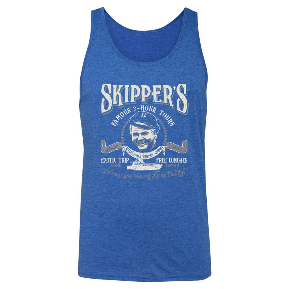 Unisex Jersey Tank - B6FFSBV2 - True Royal Triblend - 12