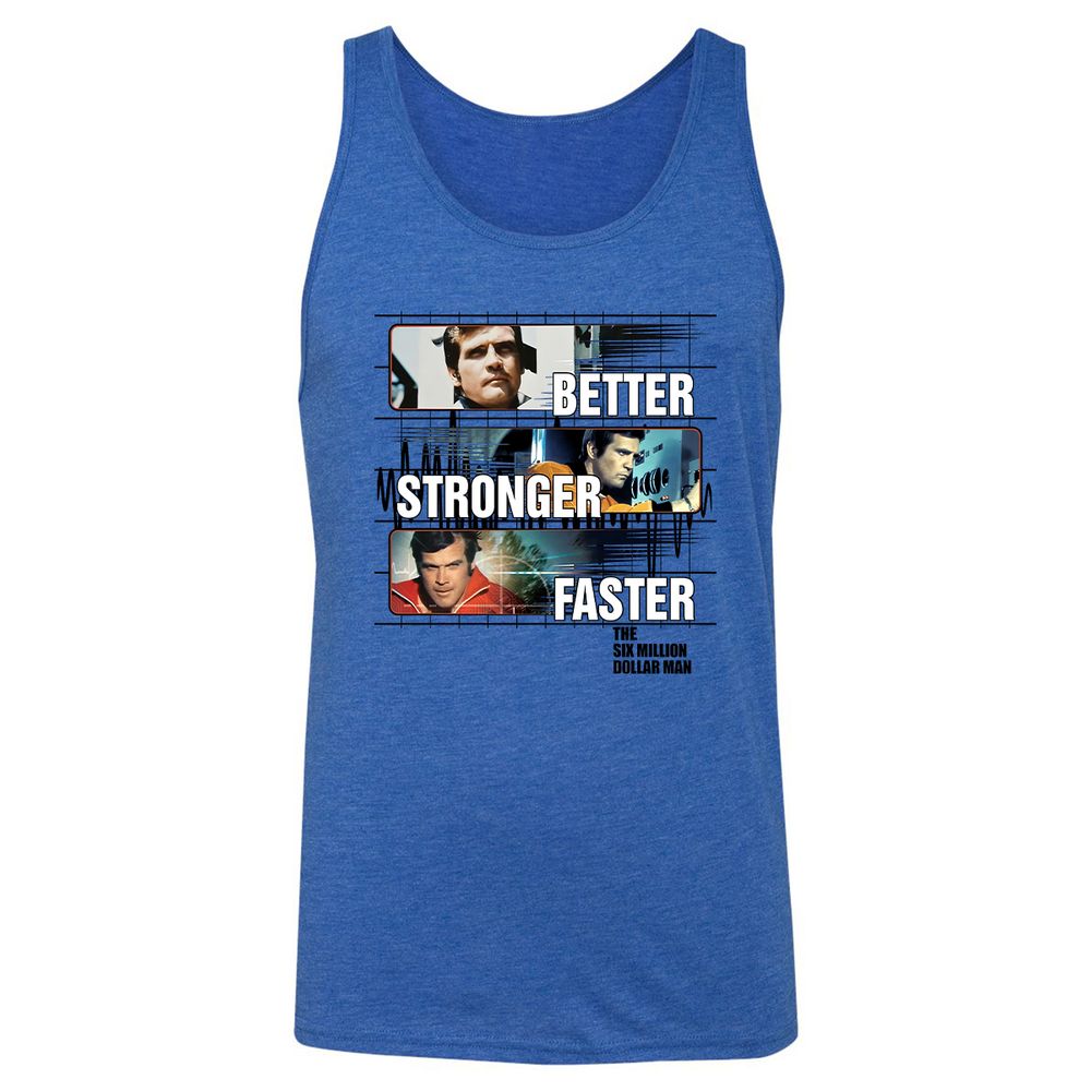 Unisex Jersey Tank - 4Y9FD36P - True Royal Triblend - 12