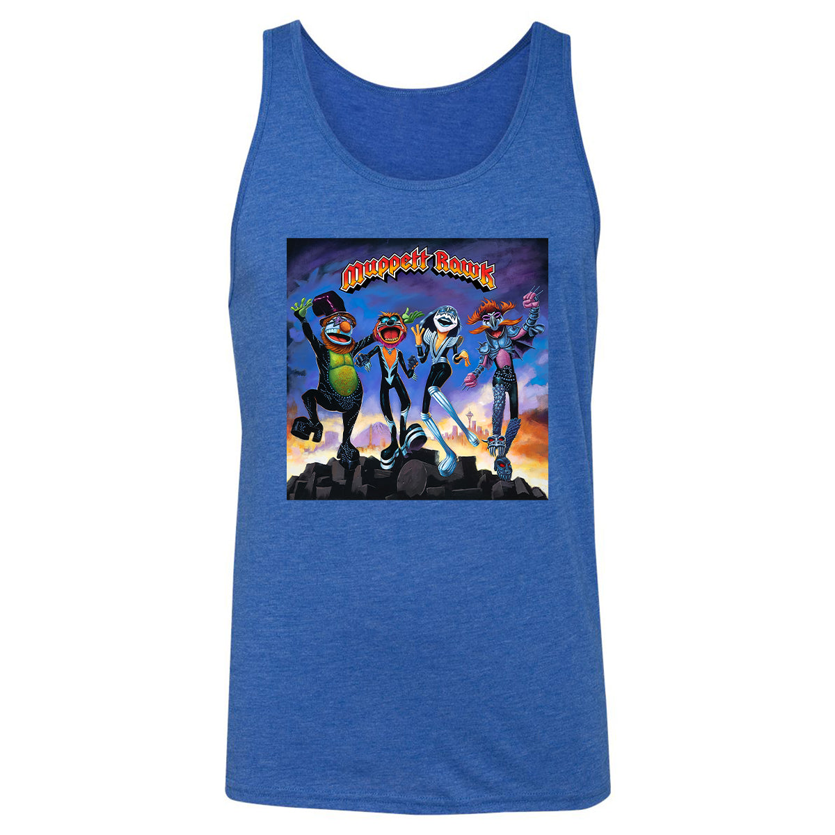 Unisex Jersey Tank - DW2CGFSW - True Royal Triblend - 12