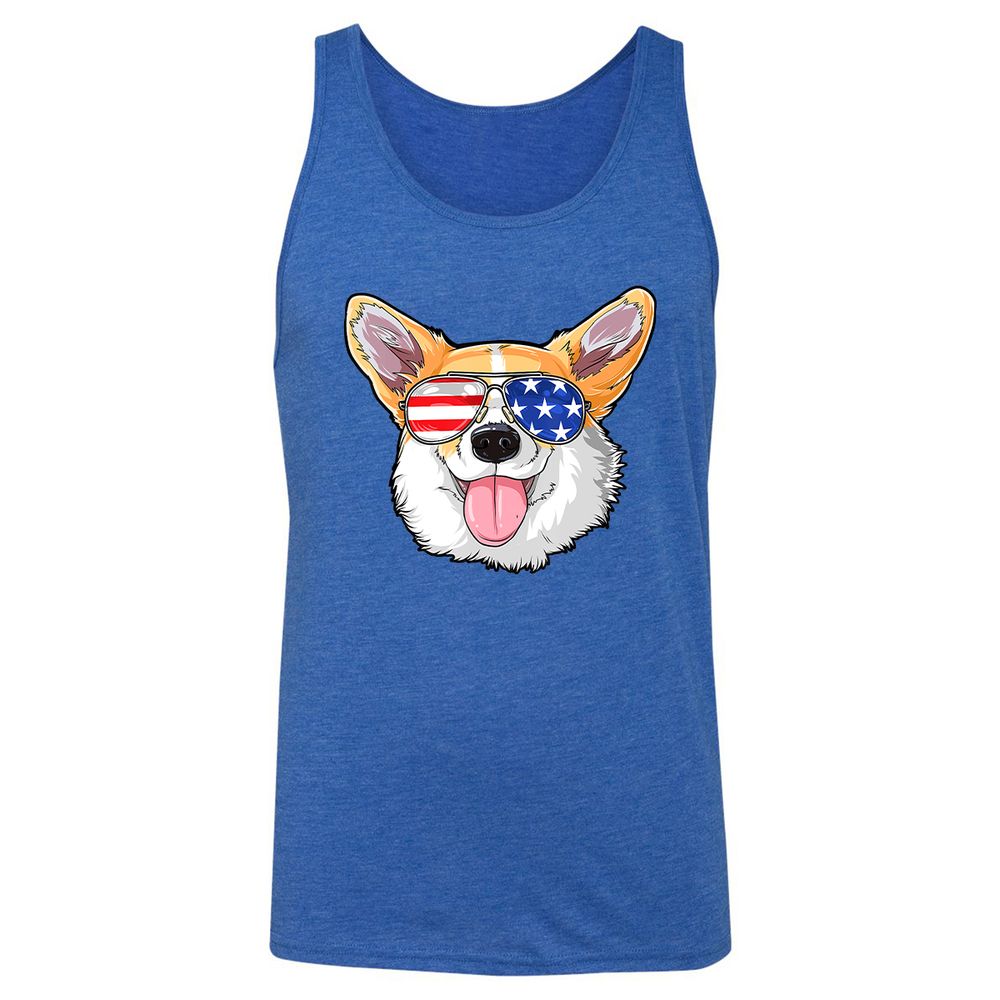 Unisex Jersey Tank - XBNHQ6JR - True Royal Triblend - 12