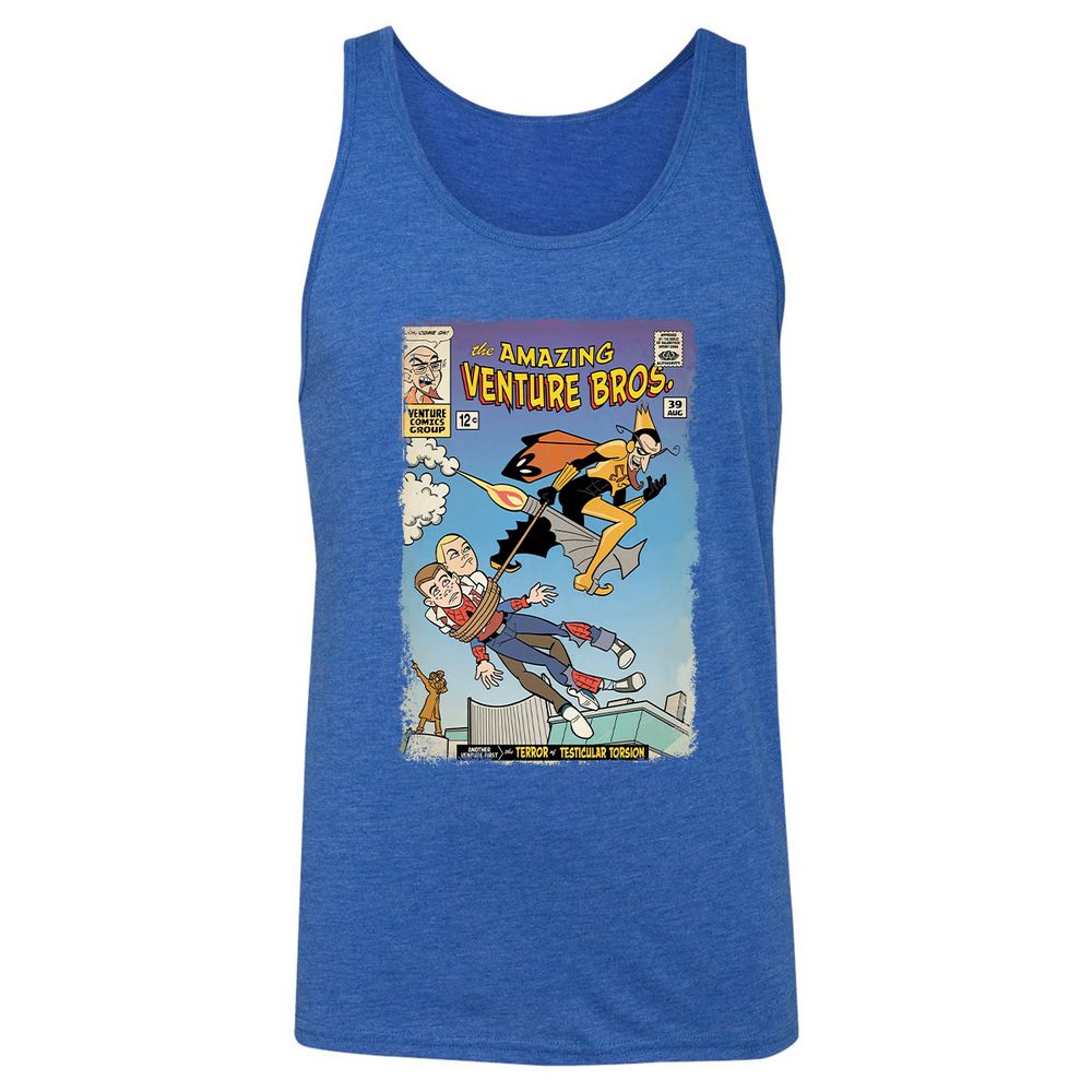 Unisex Jersey Tank - G3STYTEC - True Royal Triblend - 12