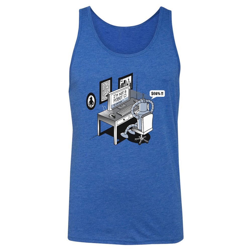 Unisex Jersey Tank - PFQBG3ZW - True Royal Triblend - 12