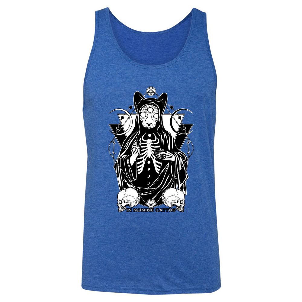 Unisex Jersey Tank - HK4W1XBF - True Royal Triblend - 12