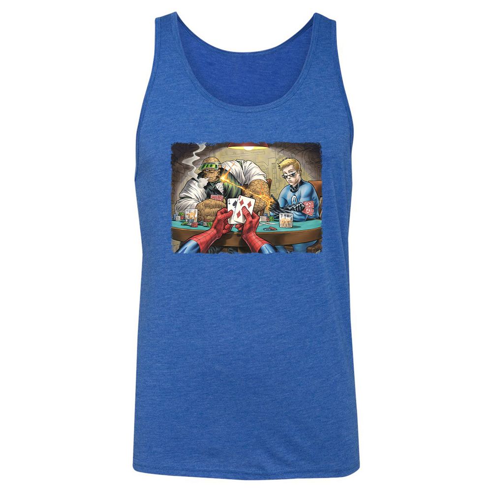 Unisex Jersey Tank - H1CTBKE2 - True Royal Triblend - 12