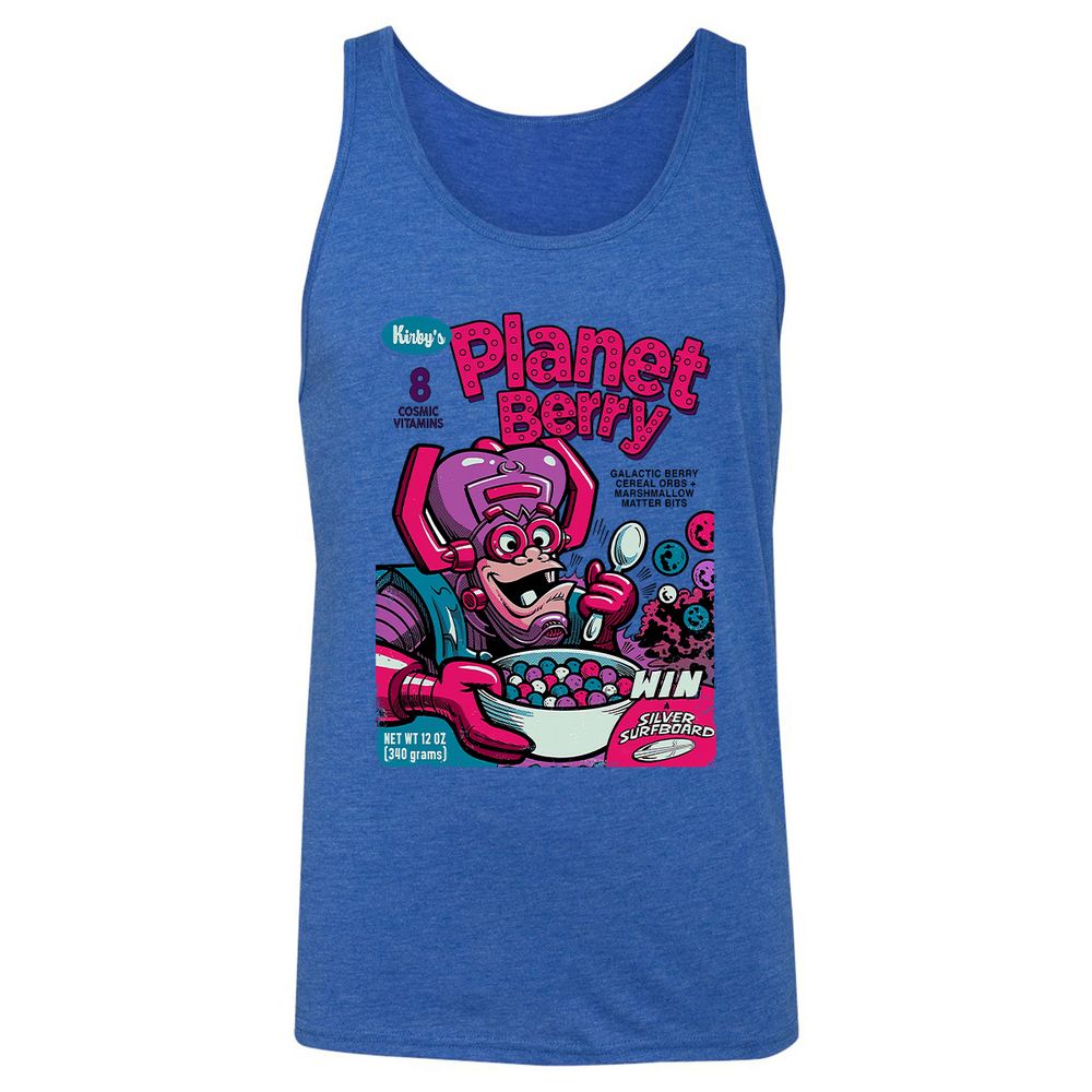 Unisex Jersey Tank - KRFGSGQY - True Royal Triblend - 12