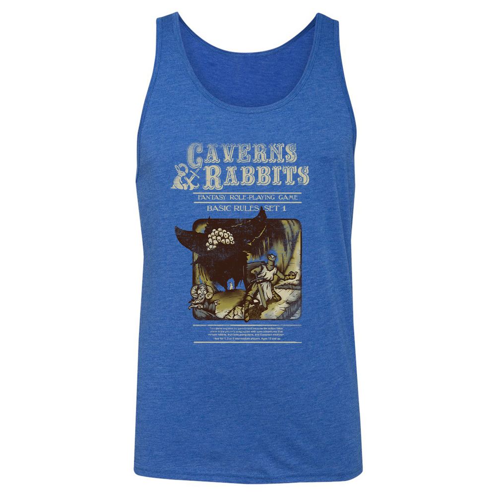 Unisex Jersey Tank - SNZELK49 - True Royal Triblend - 12