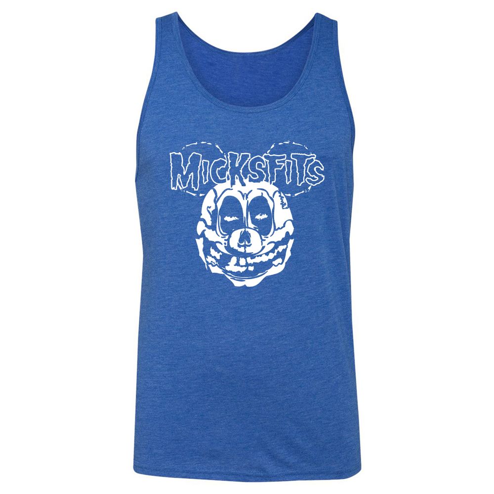 Unisex Jersey Tank - 4UAUQ25B - True Royal Triblend - 12