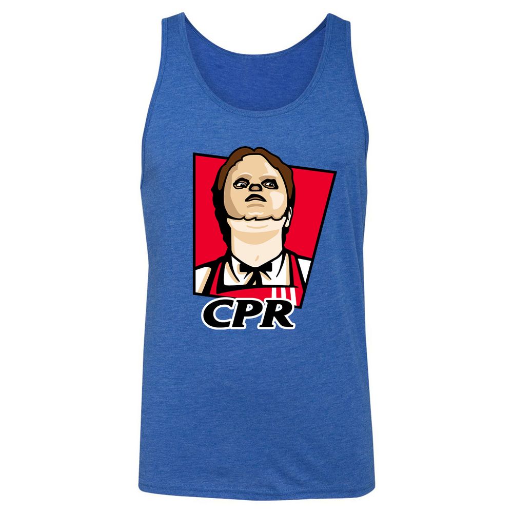 Unisex Jersey Tank - 5W37MUFC - True Royal Triblend - 12