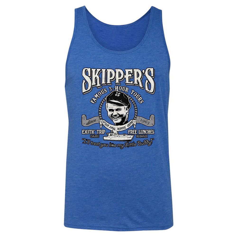 Unisex Jersey Tank - 7GCR97AG - True Royal Triblend - 12
