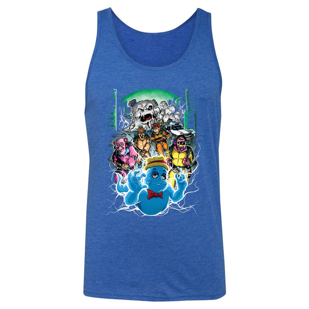 Unisex Jersey Tank - NPBYHGNT - True Royal Triblend - 12