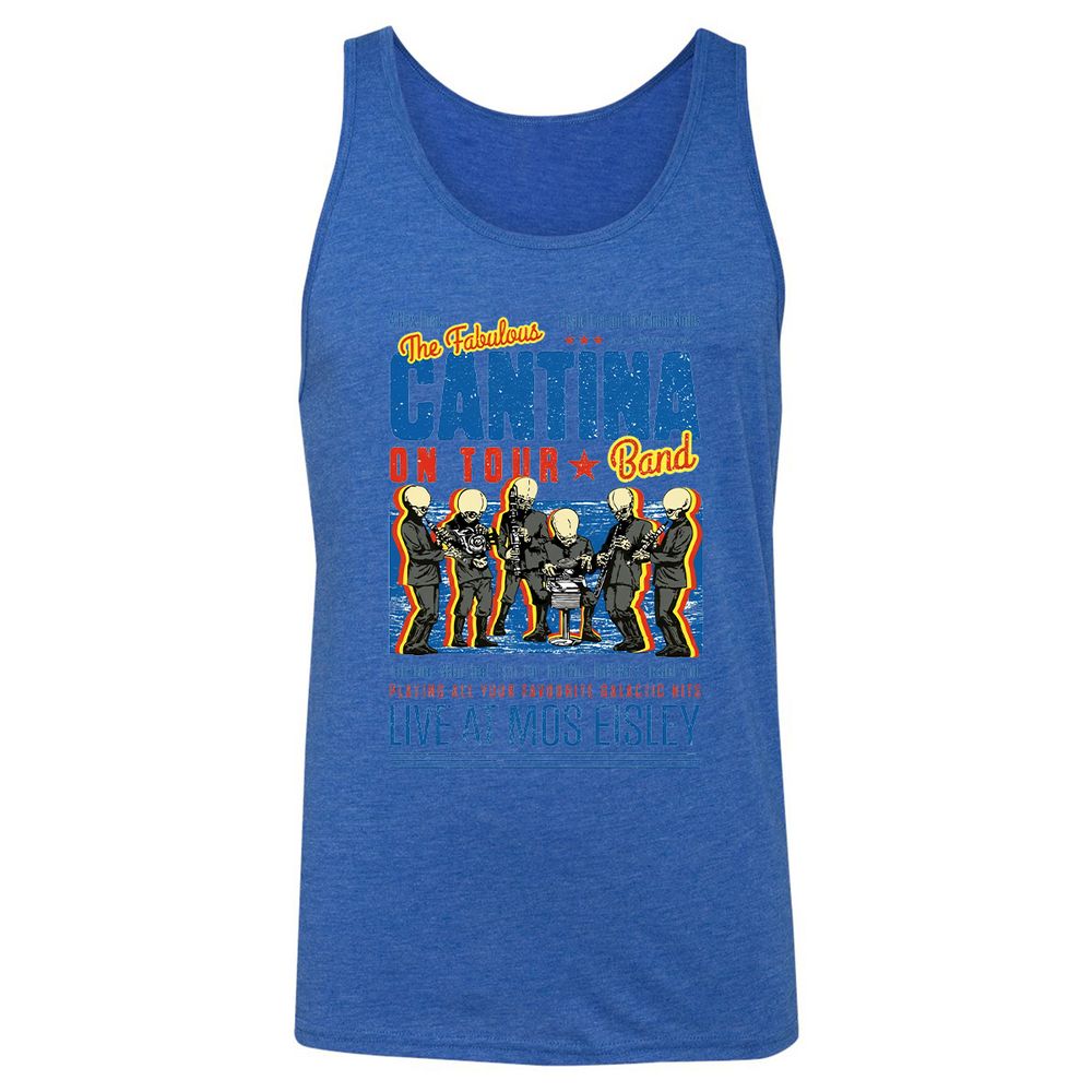 Unisex Jersey Tank - XKW3UQAU - True Royal Triblend - 12