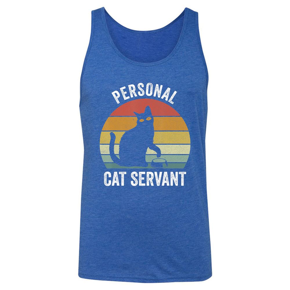 Unisex Jersey Tank - M6U5QF8R - True Royal Triblend - 12