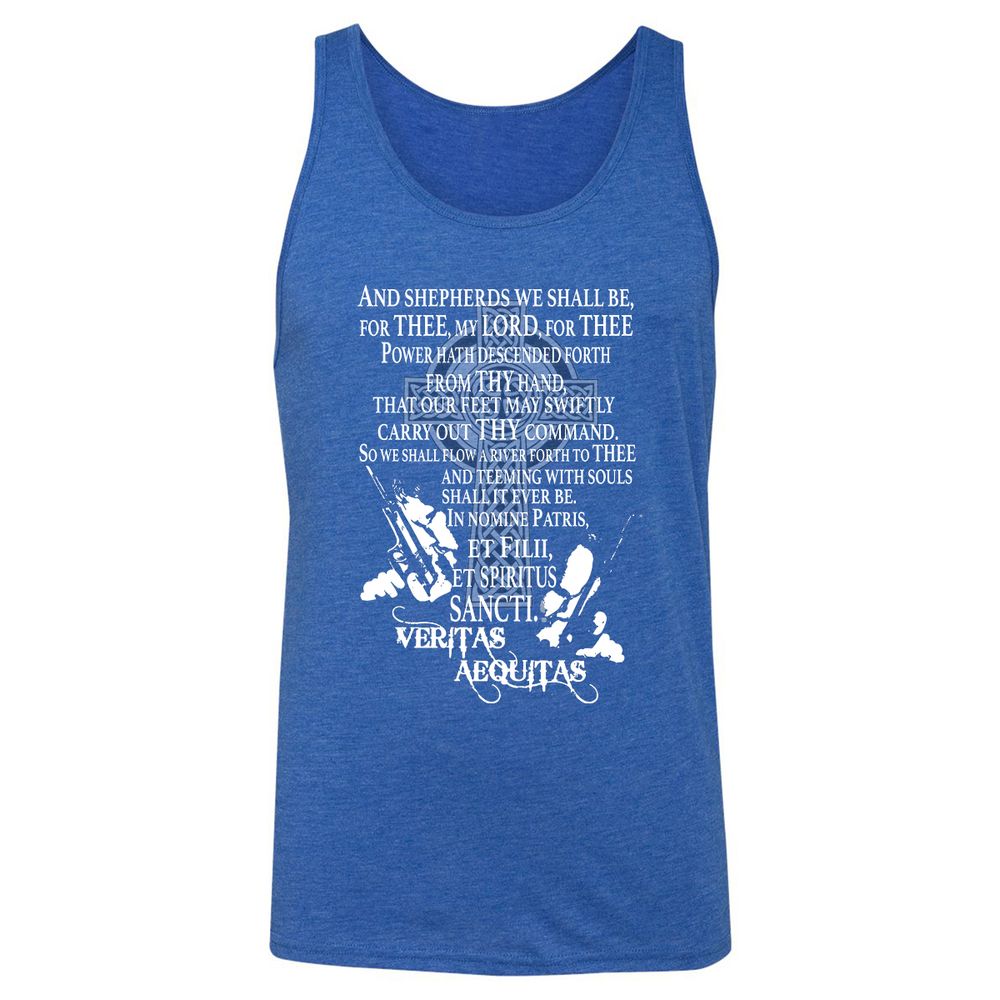 Unisex Jersey Tank - T6BV8L5K - True Royal Triblend - 12