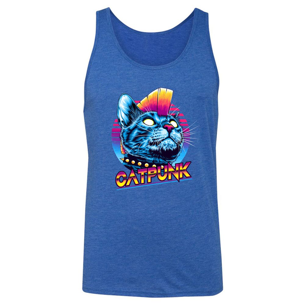 Unisex Jersey Tank - NALY8KSE - True Royal Triblend - 12