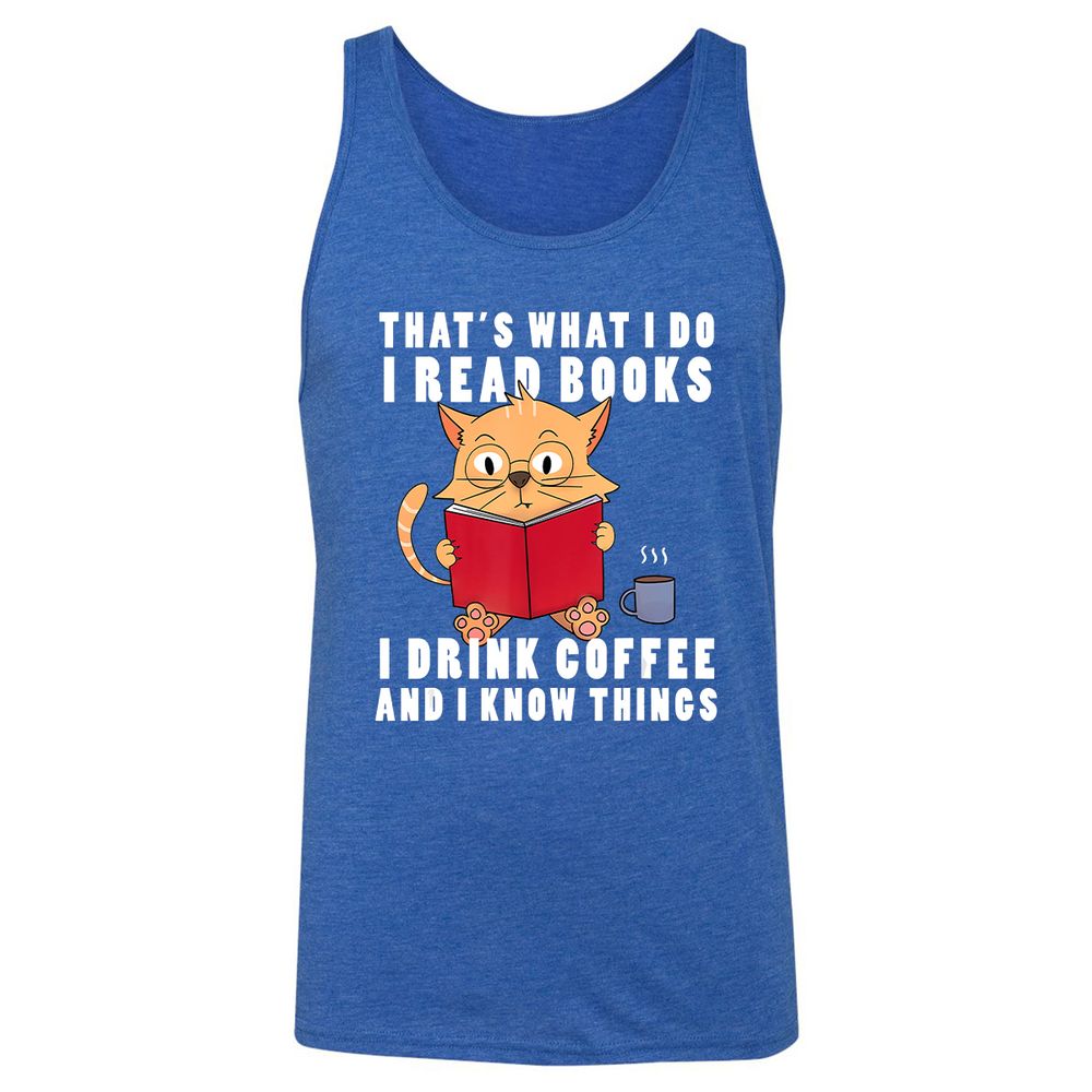 Unisex Jersey Tank - FNTNAHLV - True Royal Triblend - 12