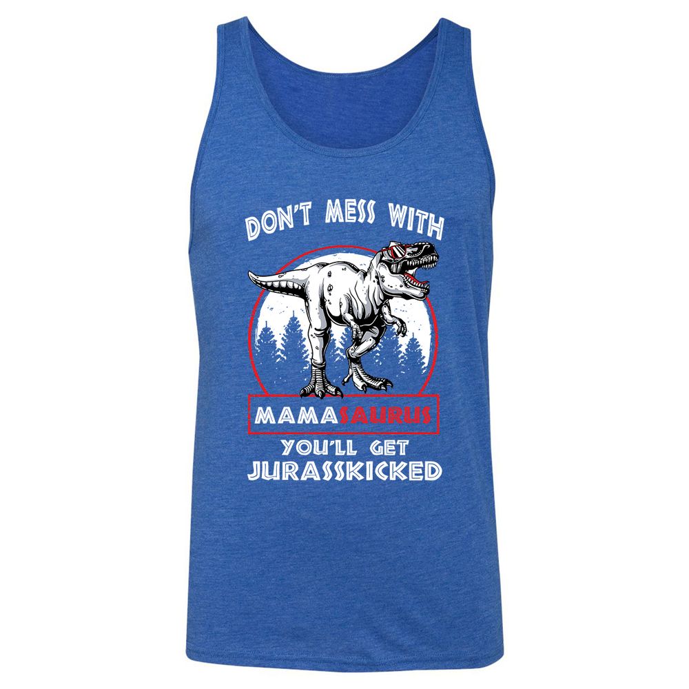 Unisex Jersey Tank - X1RV3E3N - True Royal Triblend - 12