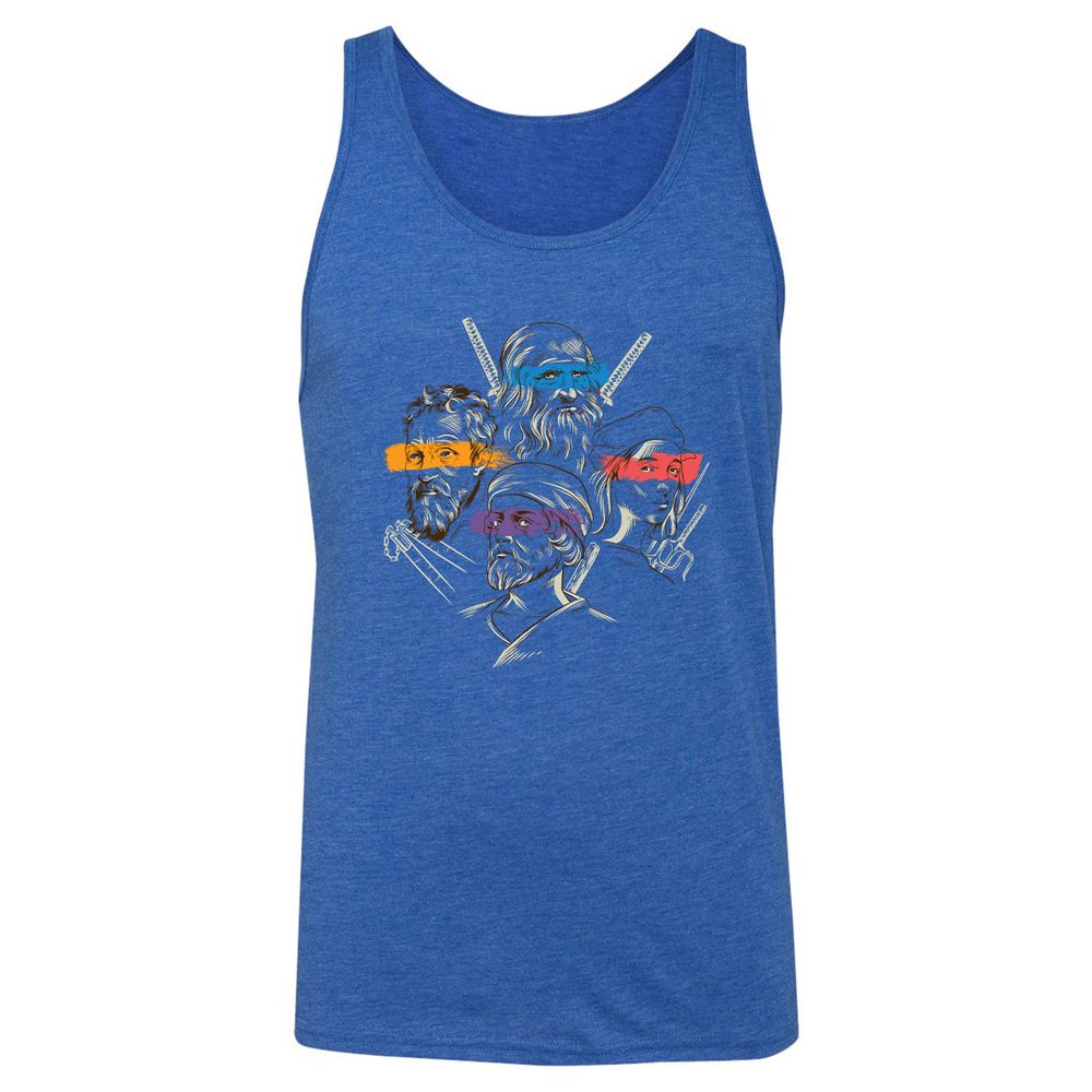 Unisex Jersey Tank - QB4XGTNL - True Royal Triblend - 12