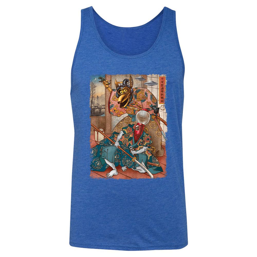 Unisex Jersey Tank - 5RGZLETR - True Royal Triblend - 12