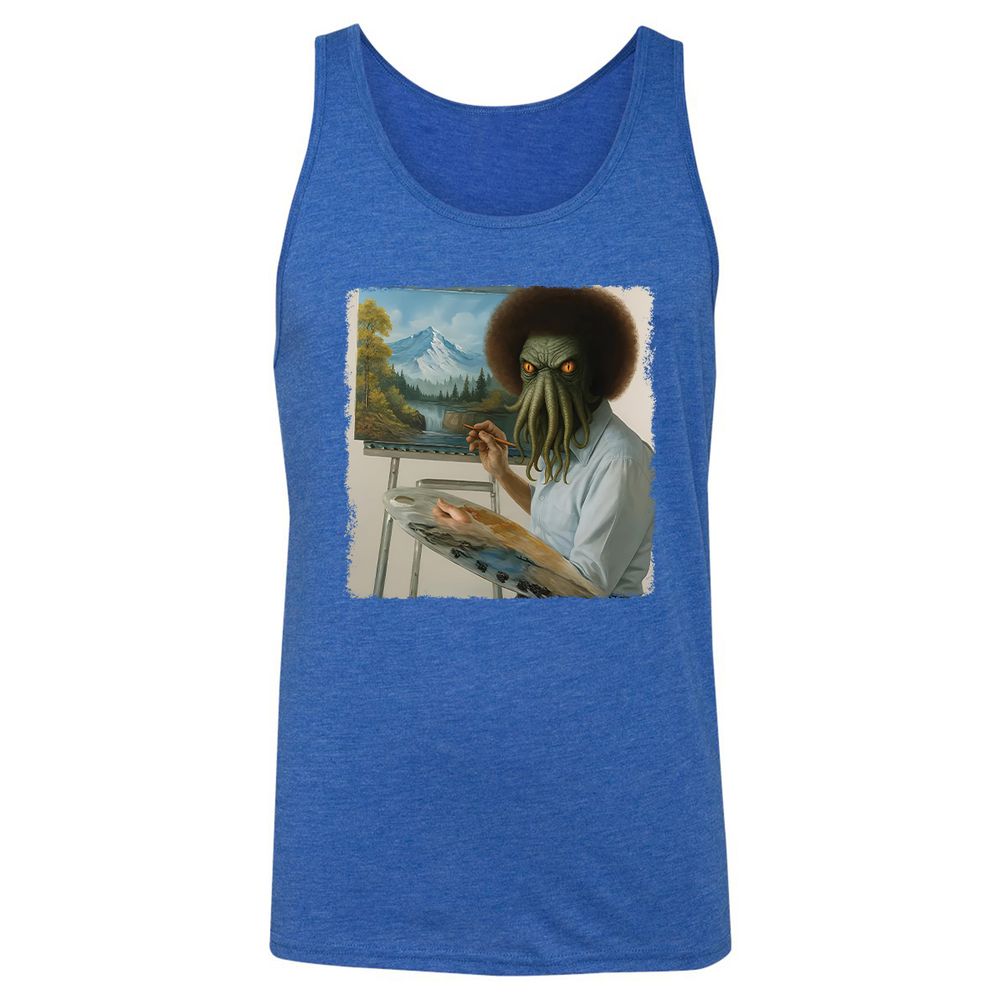 Unisex Jersey Tank - BER4WHYU - True Royal Triblend - 12