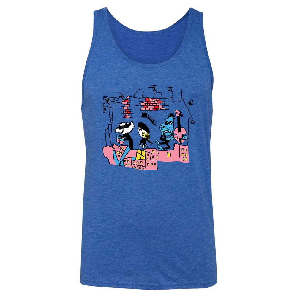 Unisex Jersey Tank - 2KBJ91A2 - True Royal Triblend - 12