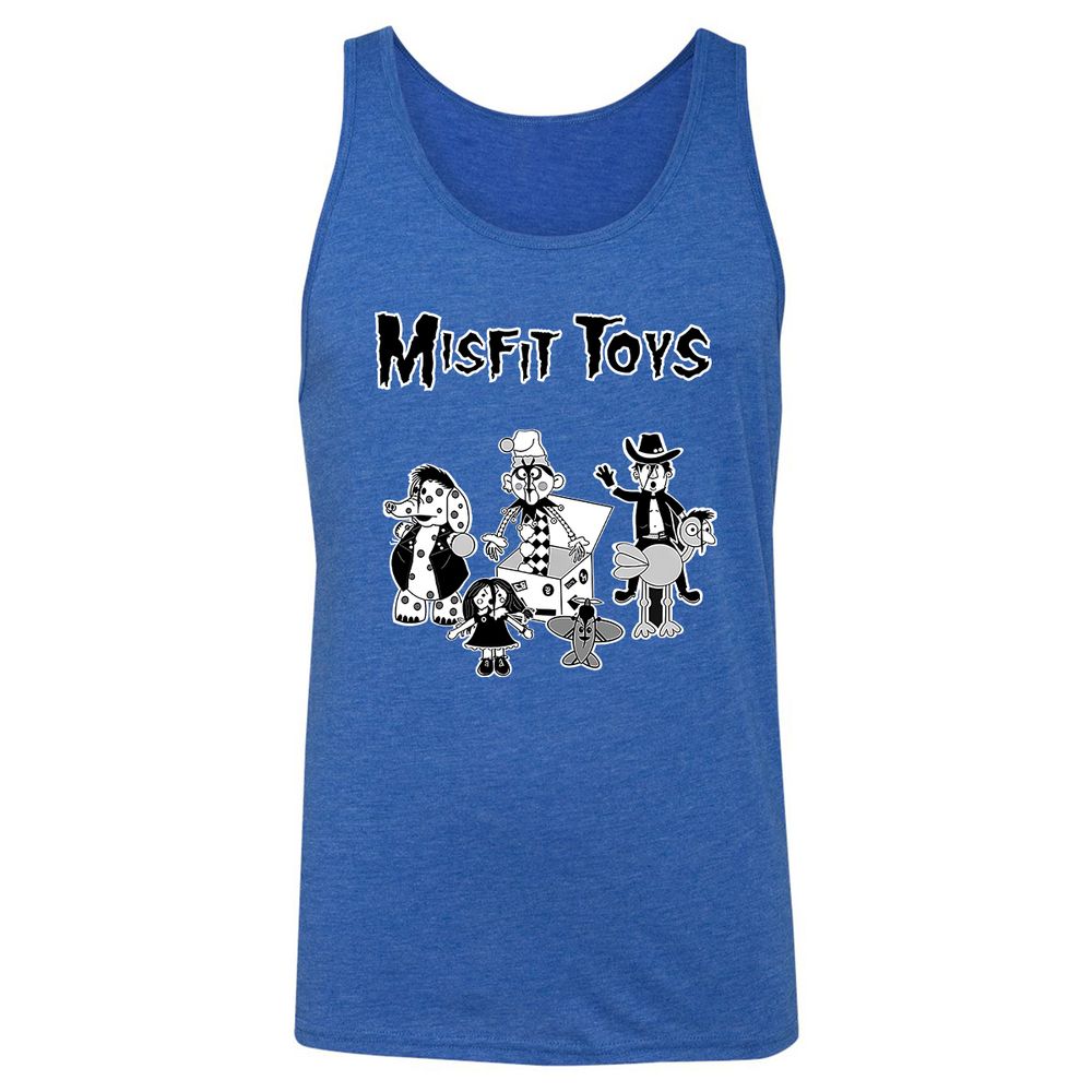 Unisex Jersey Tank - BX7Q4YQA - True Royal Triblend - 12