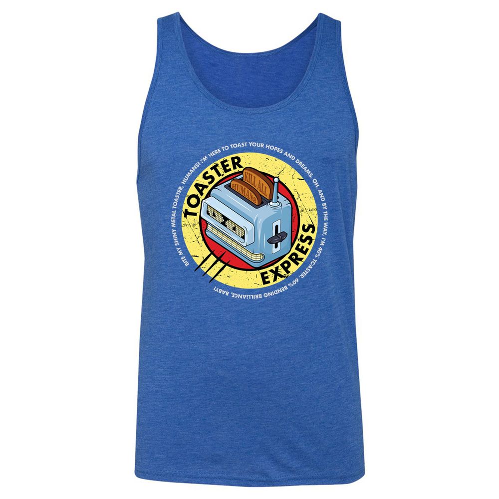 Unisex Jersey Tank - 1KLQ4K51 - True Royal Triblend - 12