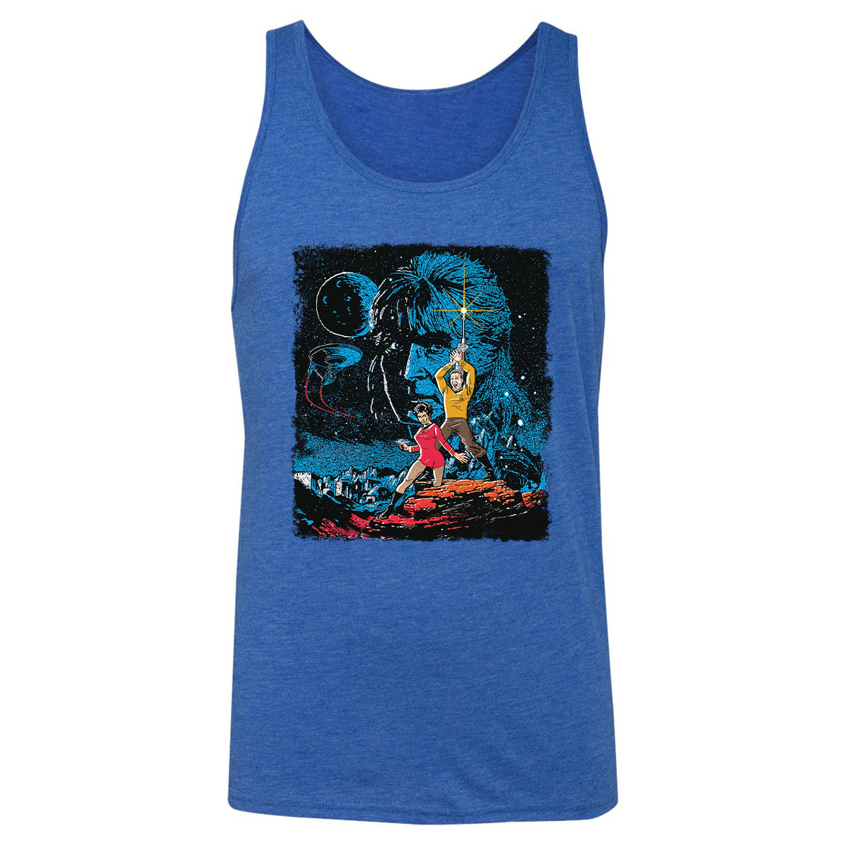 Unisex Jersey Tank - UVCYD5BQ - True Royal Triblend - 12