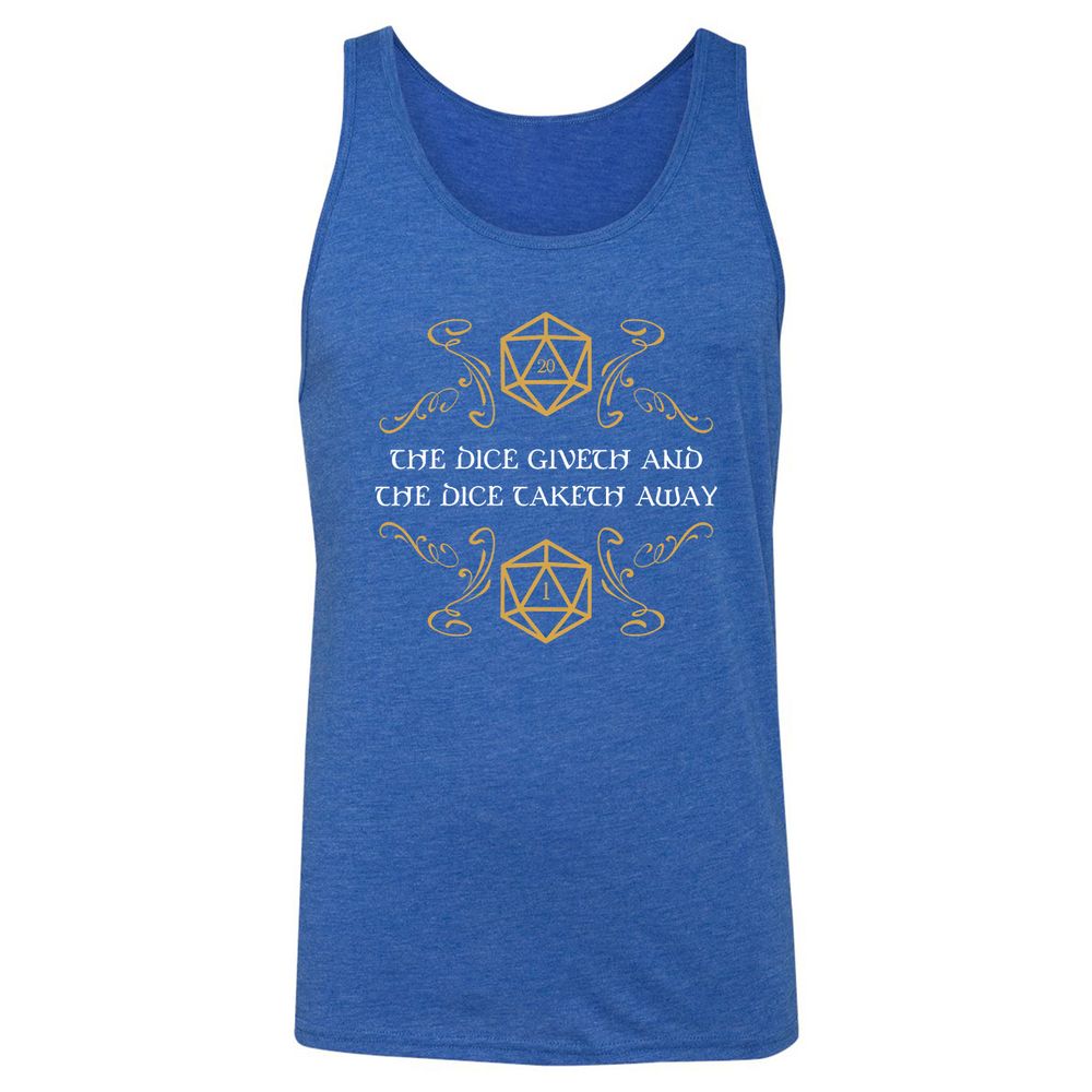 Unisex Jersey Tank - QSSN7B8R - True Royal Triblend - 12