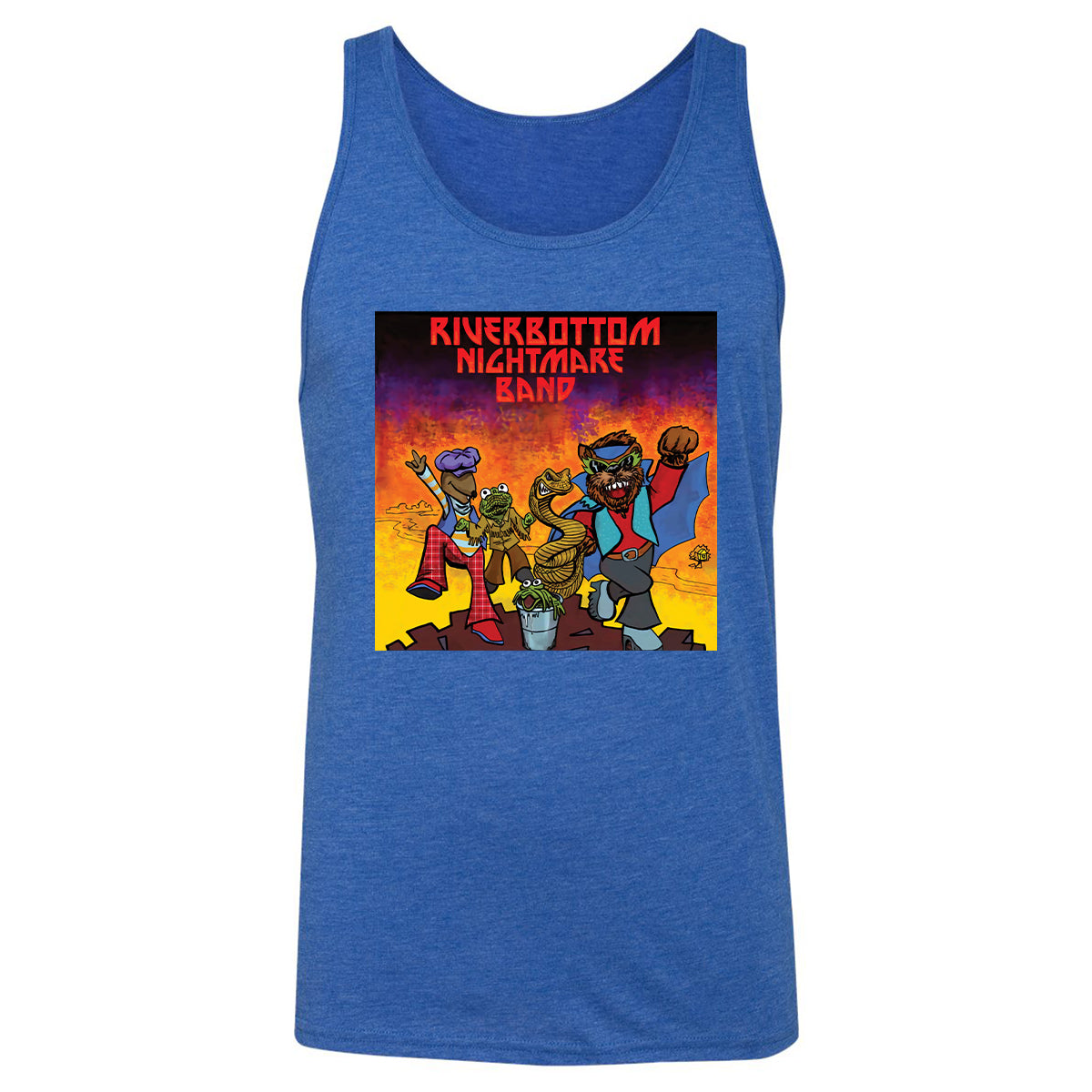 Unisex Jersey Tank - C973VP3C - True Royal Triblend - 12