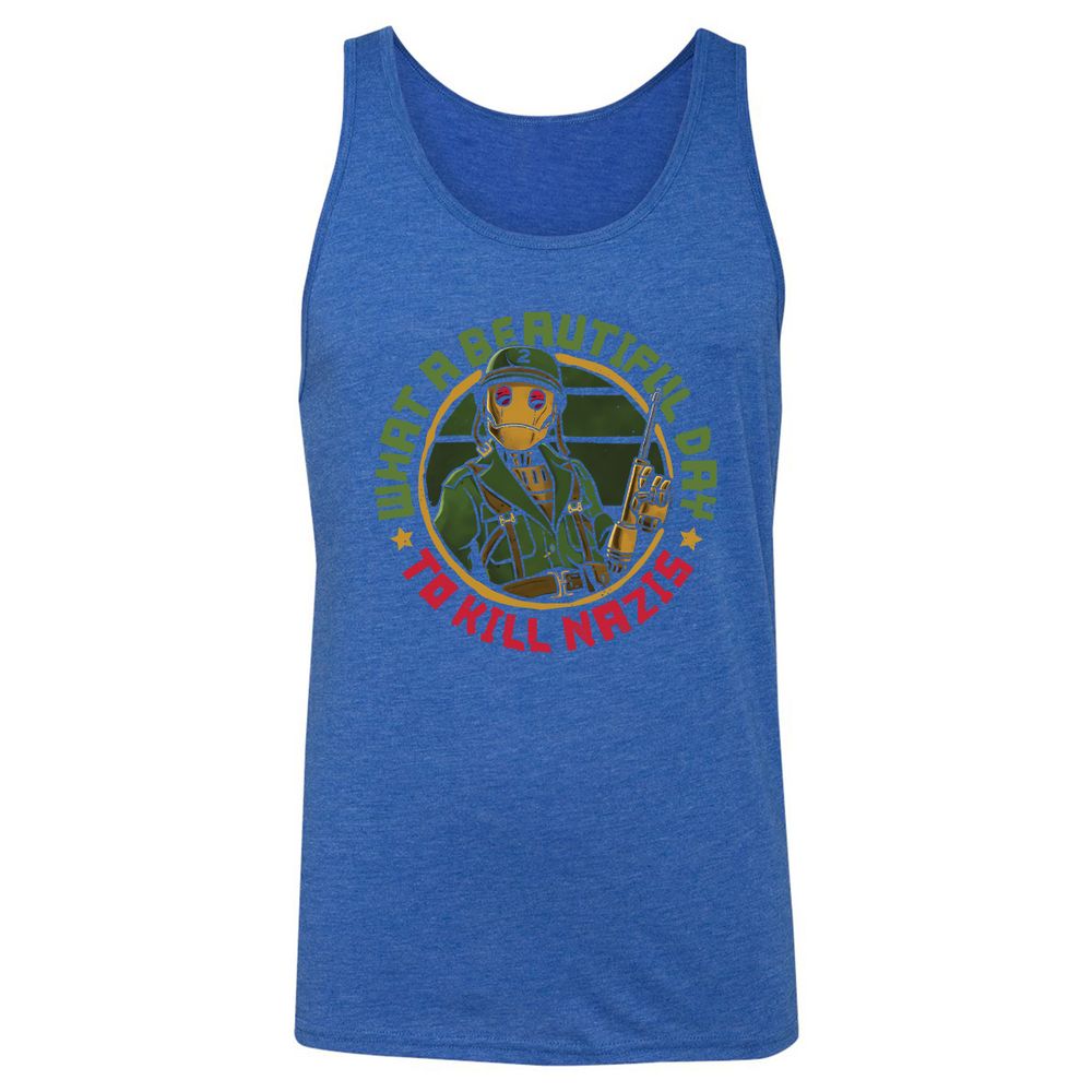 Unisex Jersey Tank - CTDDAY44 - True Royal Triblend - 12