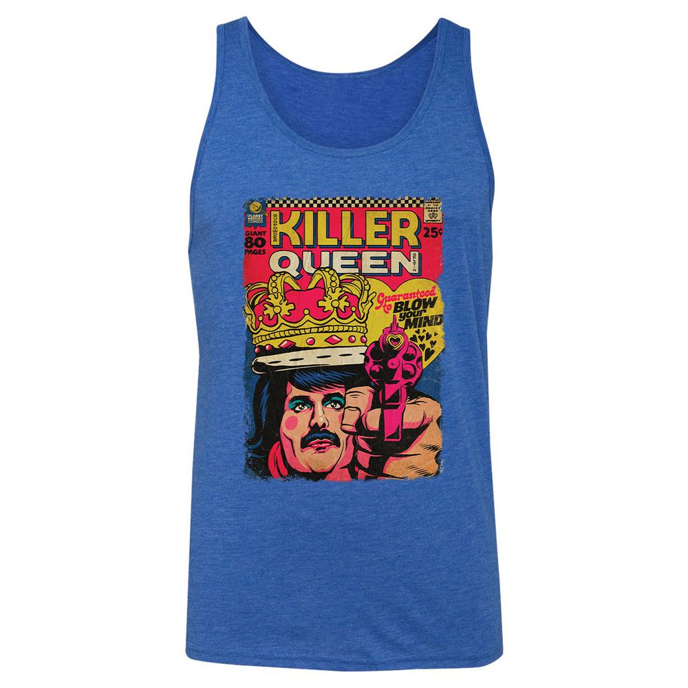 Unisex Jersey Tank - EU8N5HT6 - True Royal Triblend - 12