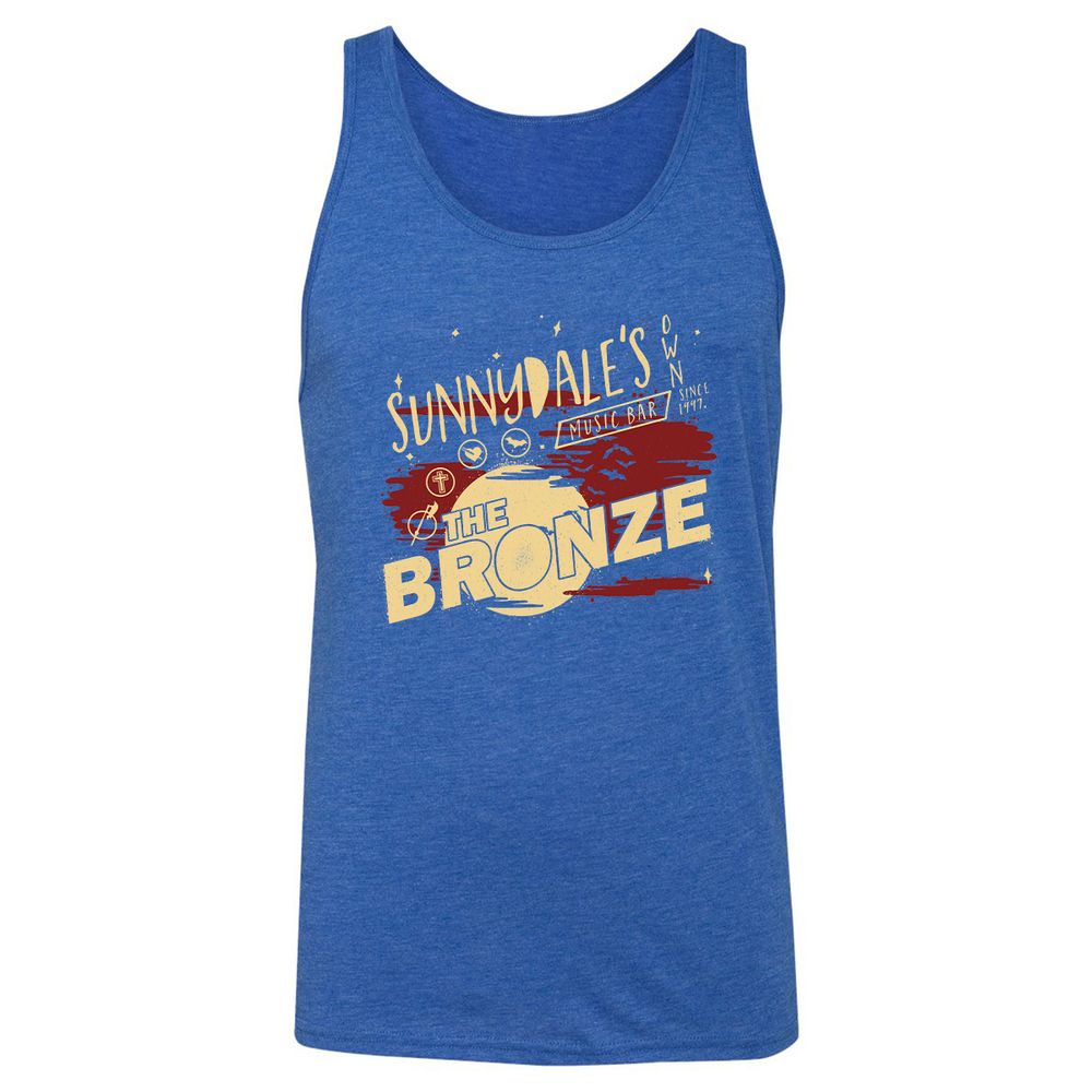 Unisex Jersey Tank - 1P3MYGFL - True Royal Triblend - 12
