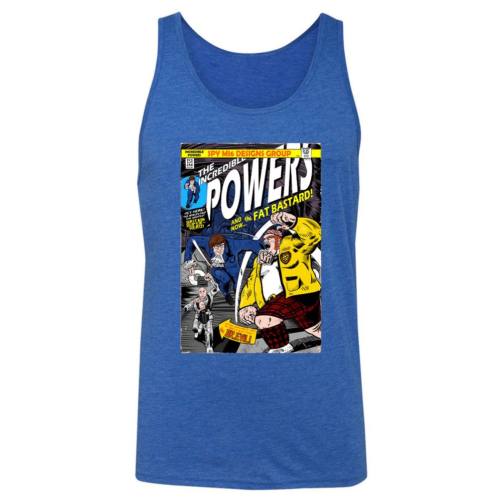 Unisex Jersey Tank - EMEV4FAX - True Royal Triblend - 12