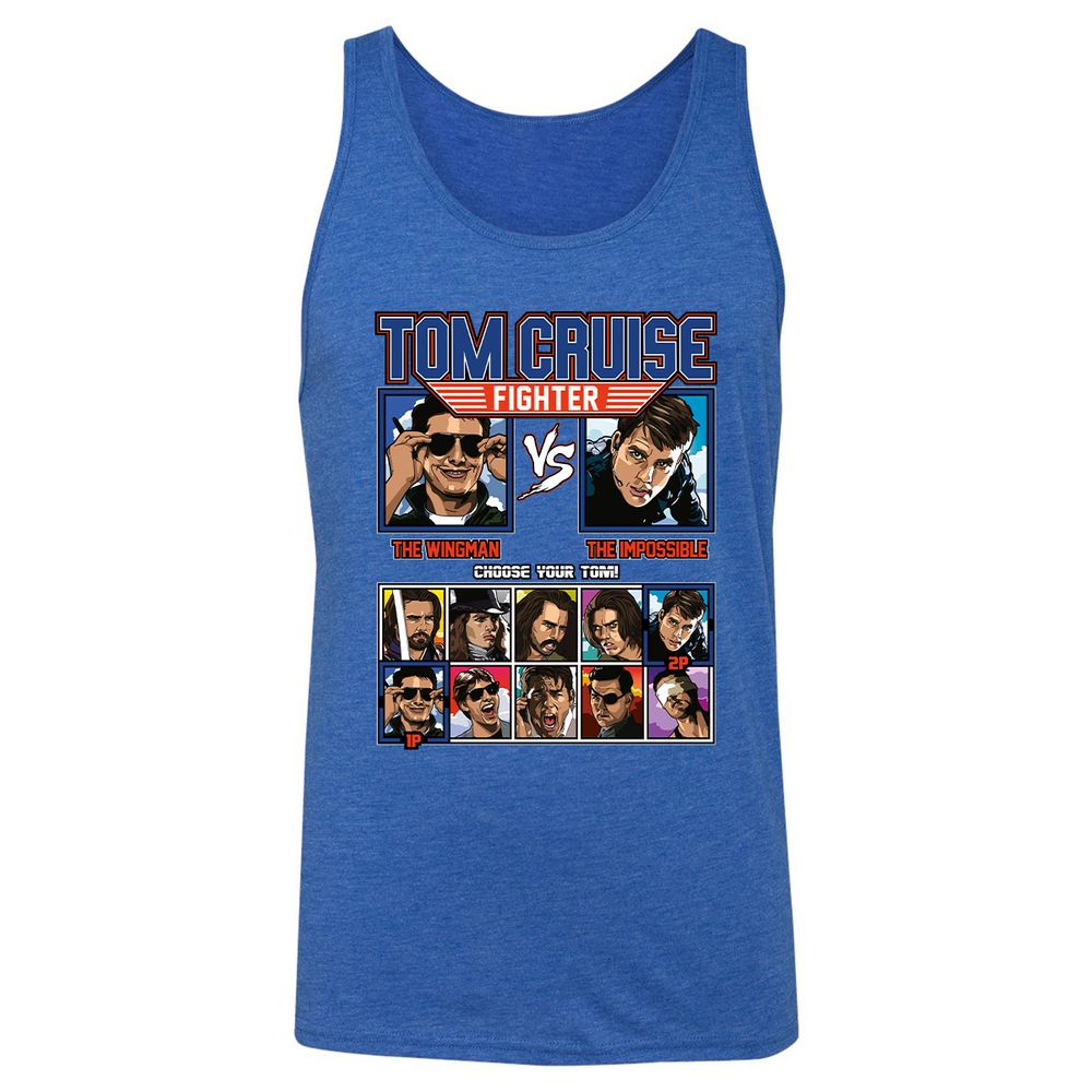 Unisex Jersey Tank - 15PVR9MV - True Royal Triblend - 12