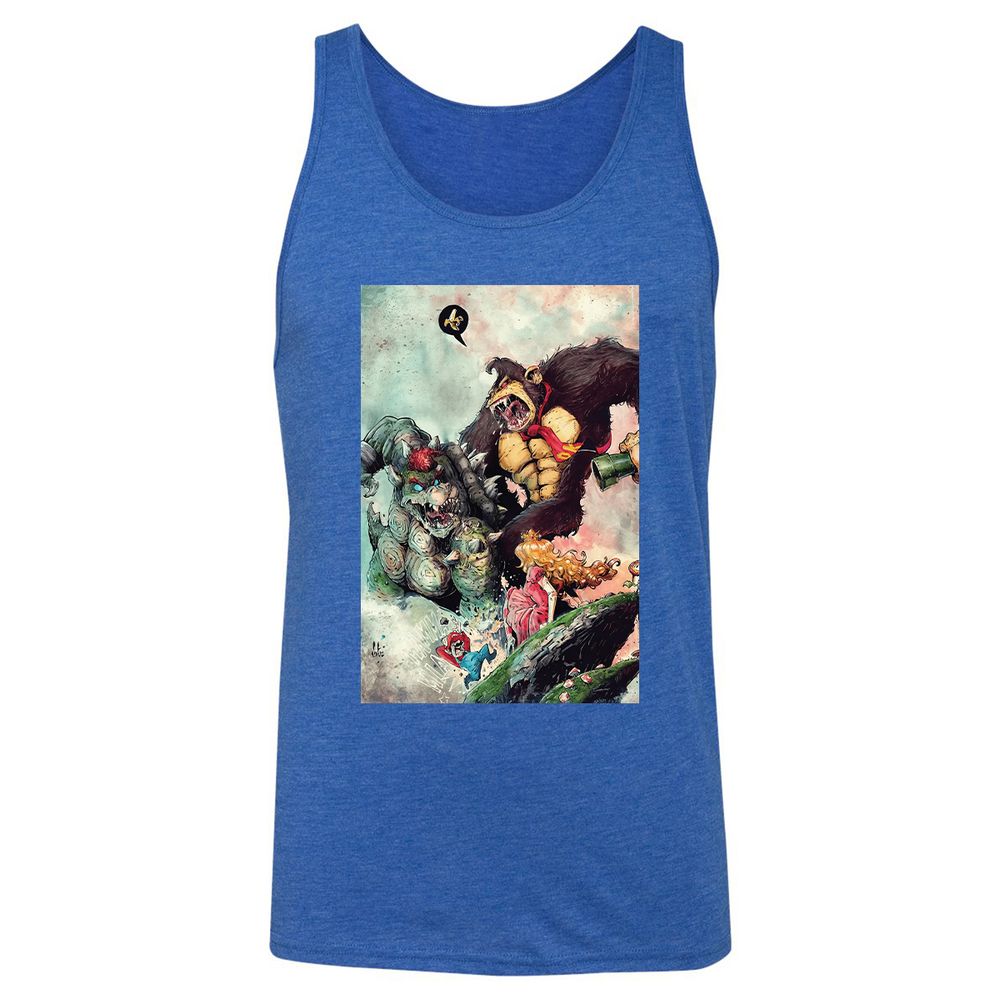 Unisex Jersey Tank - 37AFQHEZ - True Royal Triblend - 12