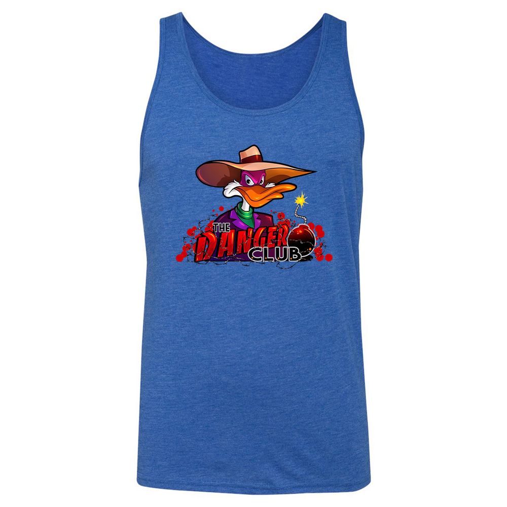 Unisex Jersey Tank - 4J37E98D - True Royal Triblend - 12