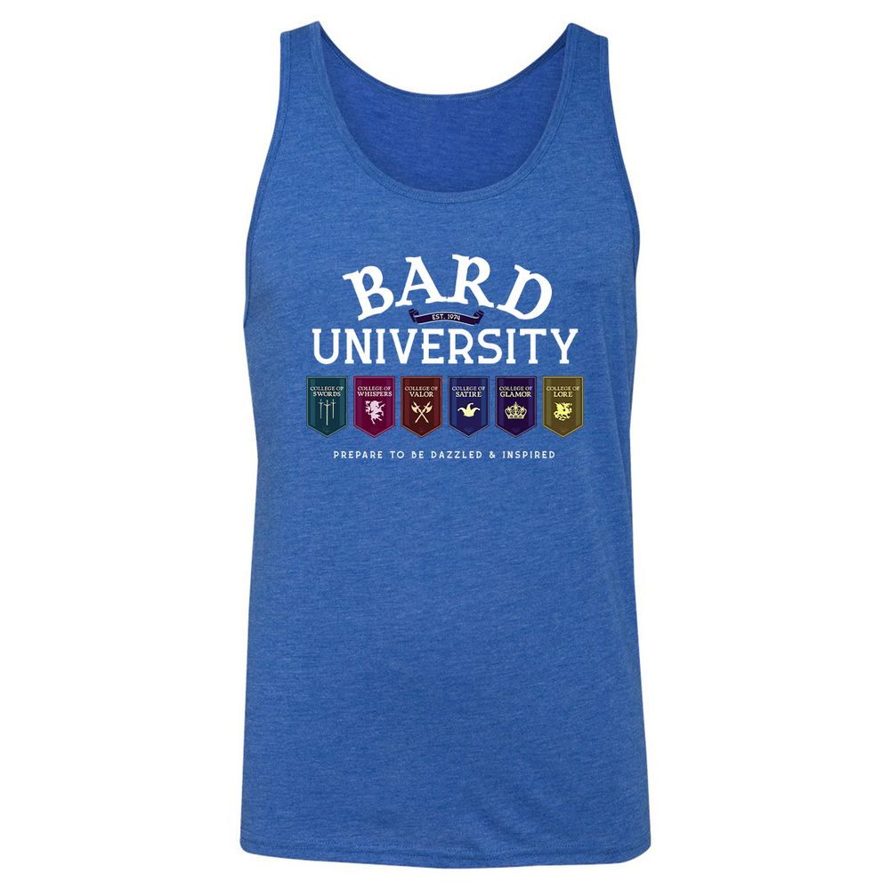 Unisex Jersey Tank - 8Y21U1FD - True Royal Triblend - 12