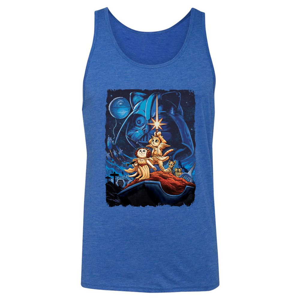 Unisex Jersey Tank - 4JGB48YS - True Royal Triblend - 12