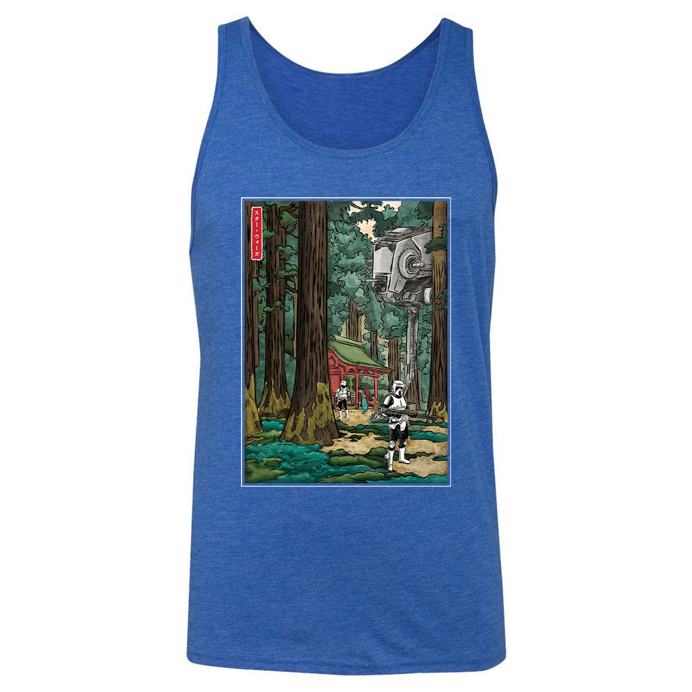 Unisex Jersey Tank - 3LL9RUNS - True Royal Triblend - 12
