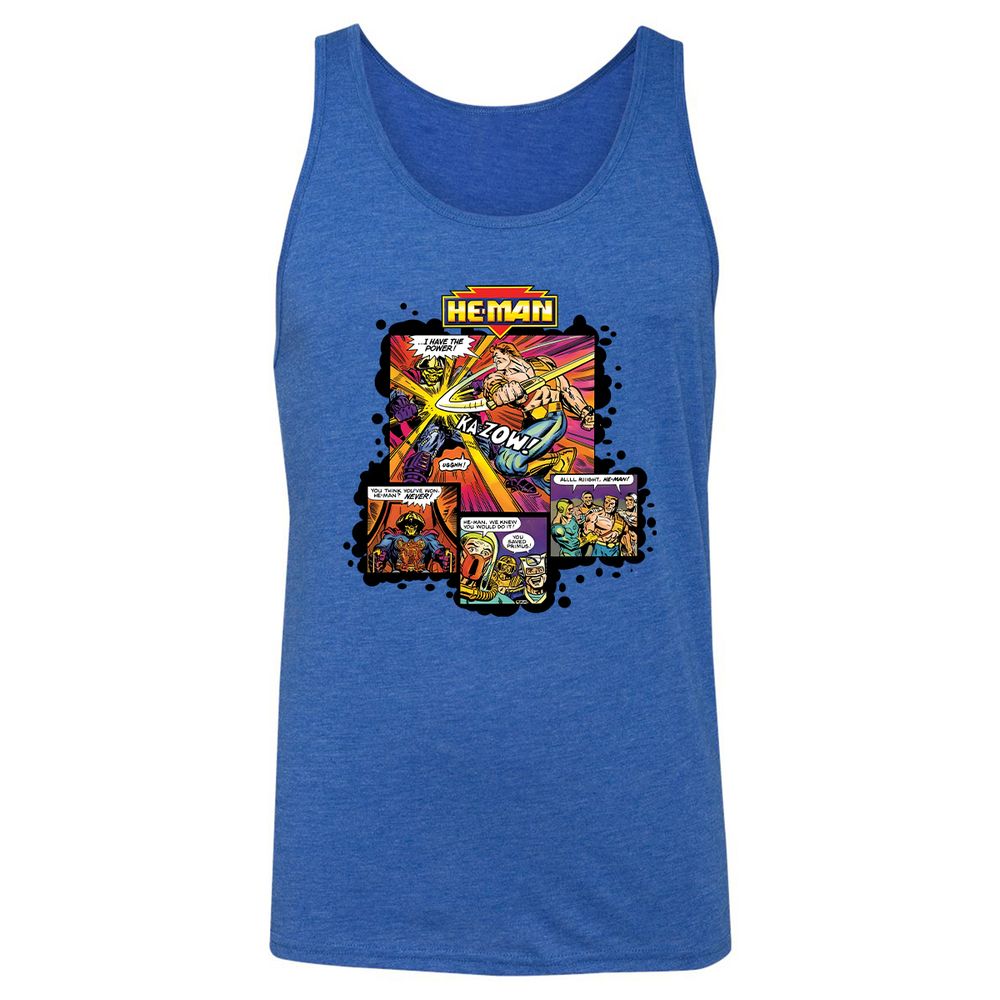 Unisex Jersey Tank - NPL89HHG - True Royal Triblend - 12