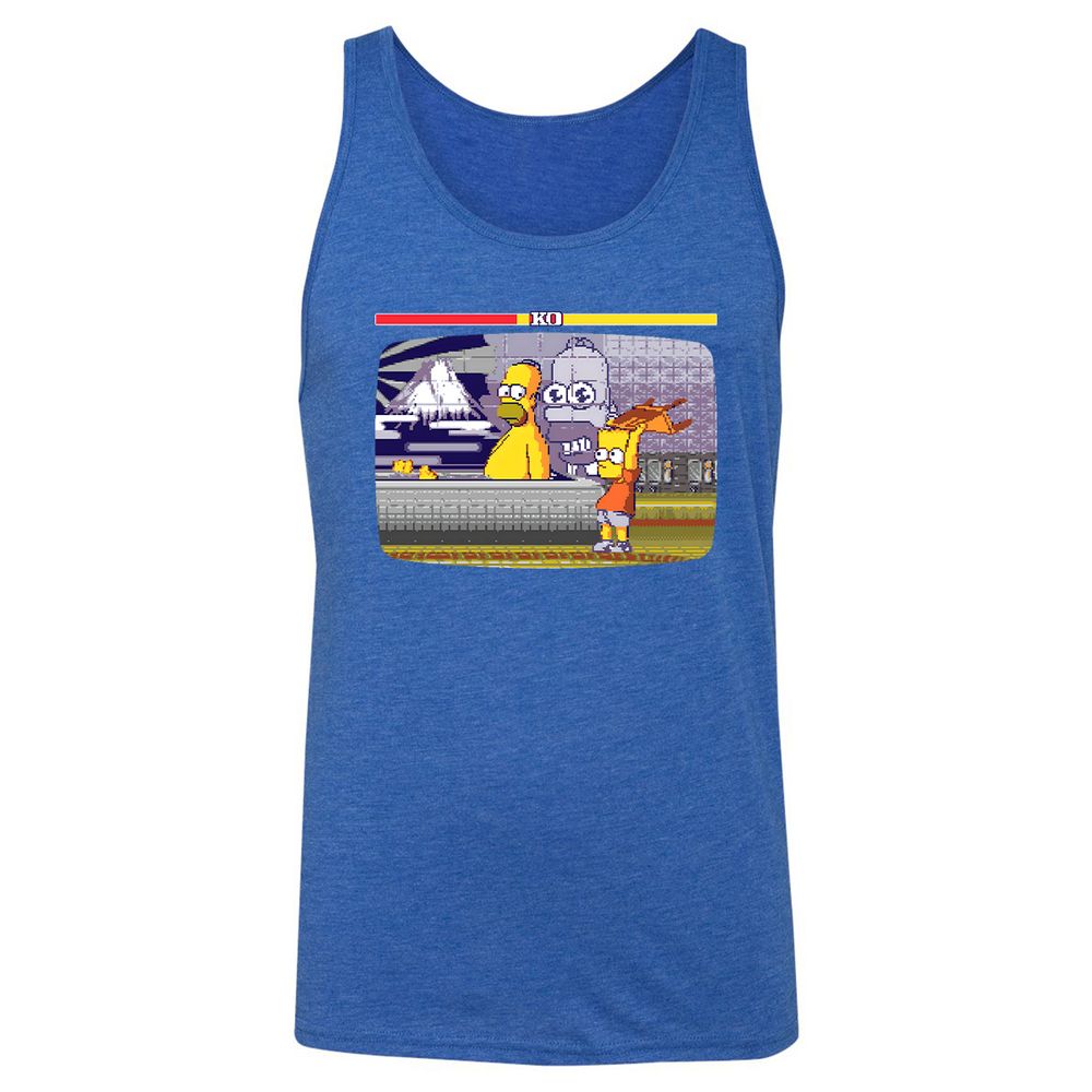 Unisex Jersey Tank - USQB4TE4 - True Royal Triblend - 12