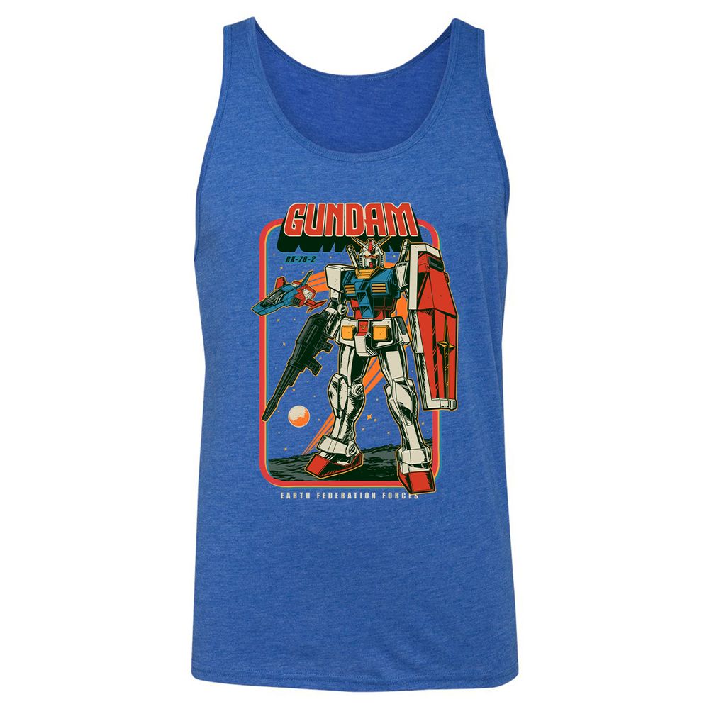 Unisex Jersey Tank - 1RLJUAV8 - True Royal Triblend - 12