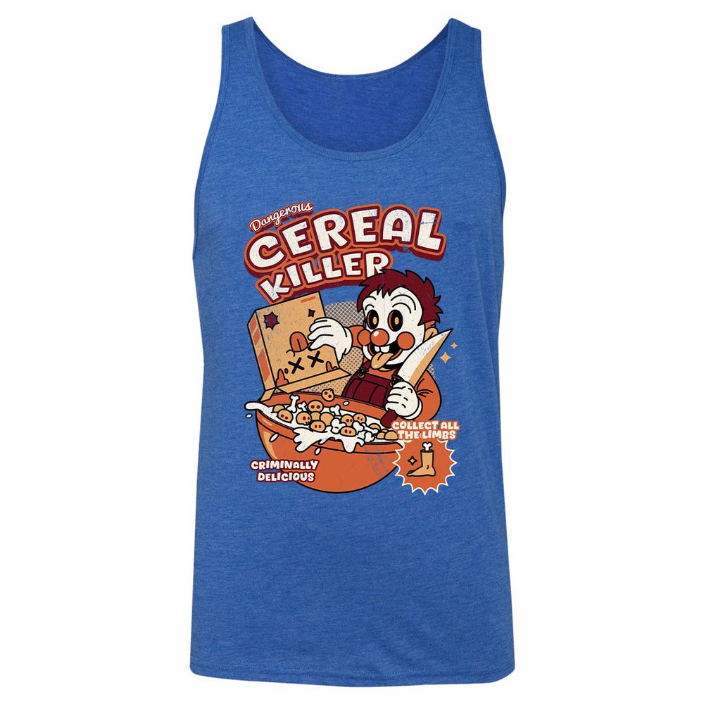 Unisex Jersey Tank - QWA7MJC8 - True Royal Triblend - 12