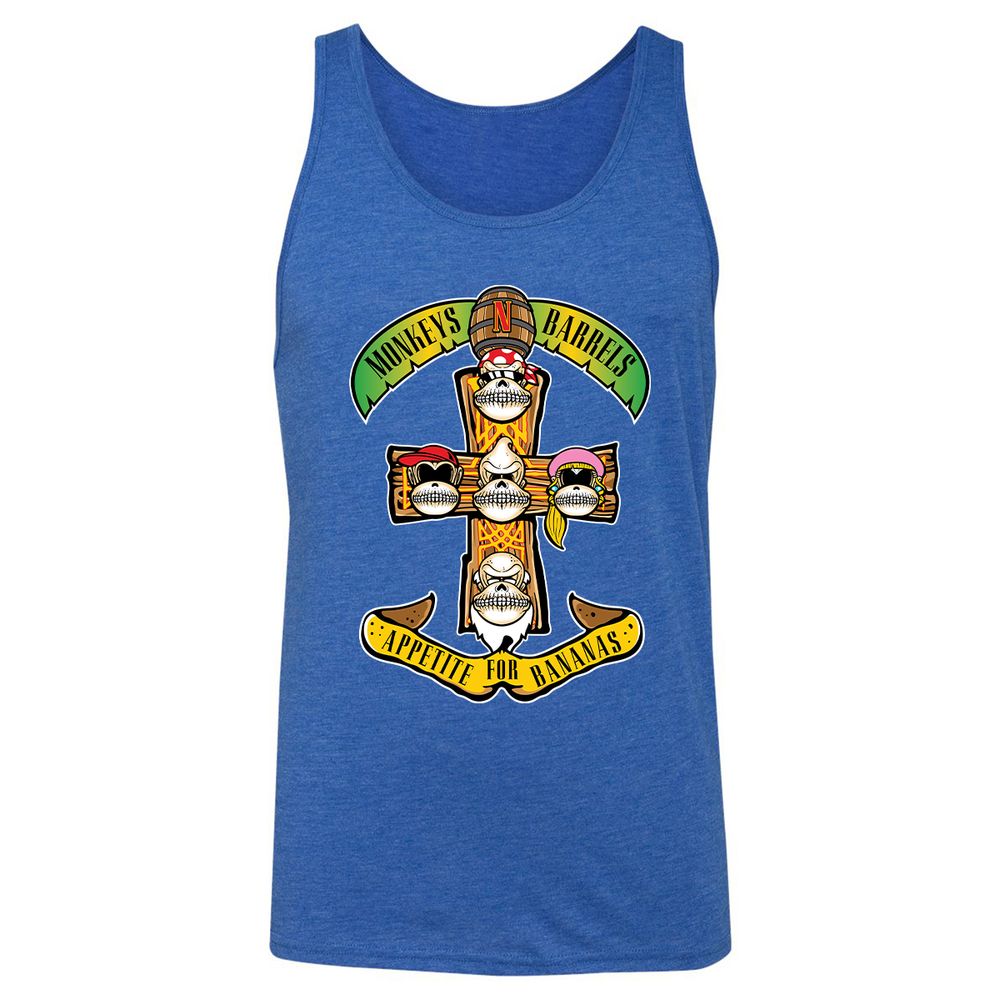 Unisex Jersey Tank - 263QXSQ1 - True Royal Triblend - 12